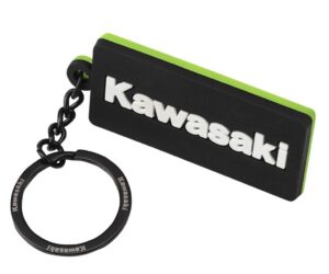 Kawasaki Black/Green Keyring- Size - 5,5 x 2,5 cm