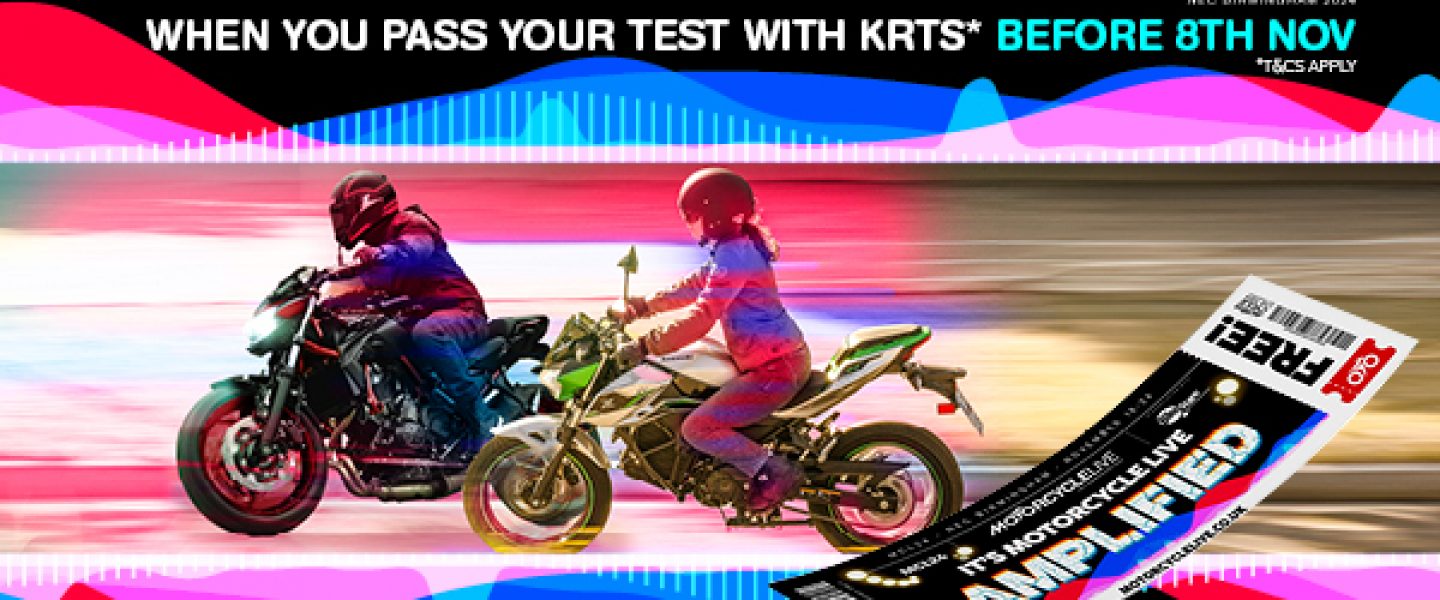 Pass Your Motorcycle Test with KRTS and Receive a Free Ticket to Motorcycle Live 2024