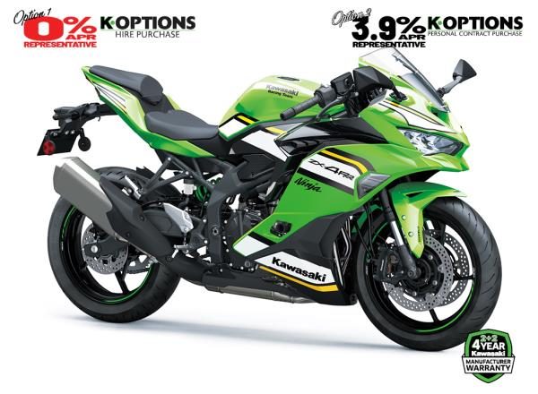 Ninja ZX-4RR and Ninja ZX-6R now available with 0% HP and 3.9% PCP