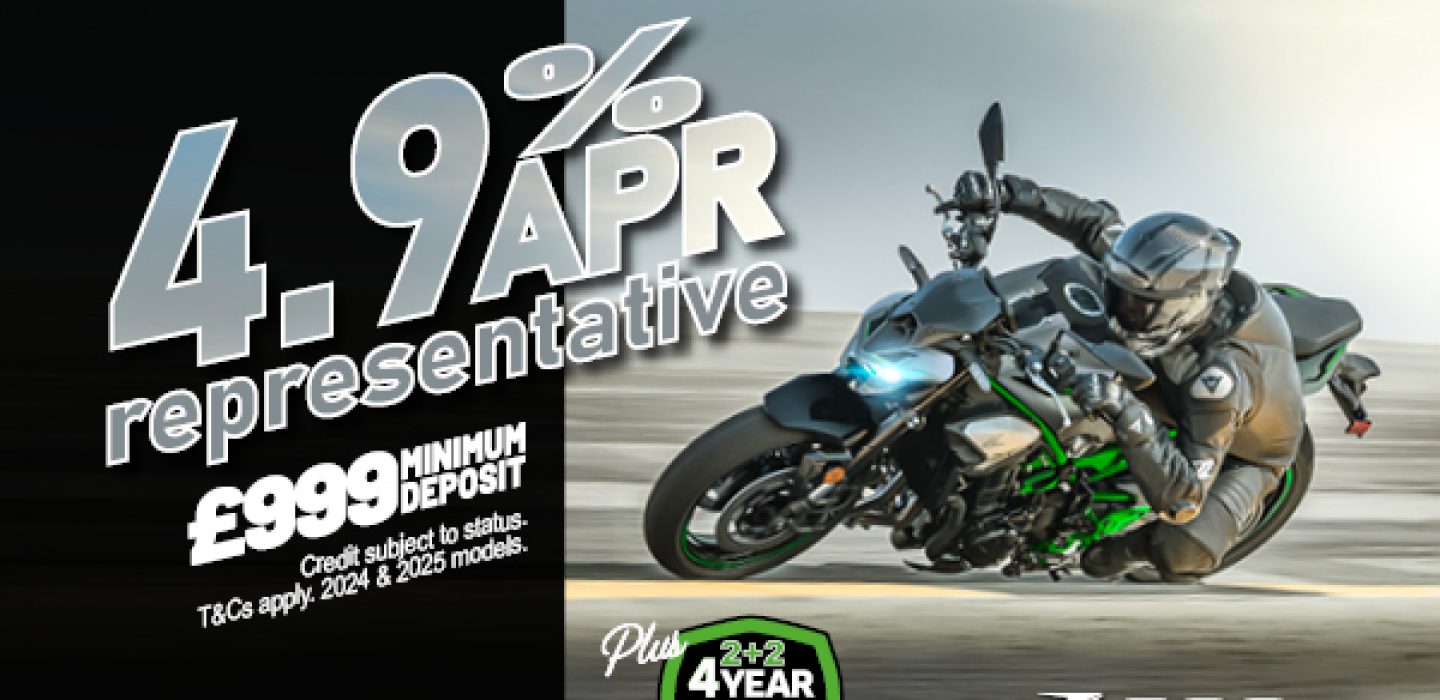 Ride away on your dream Kawasaki this summer