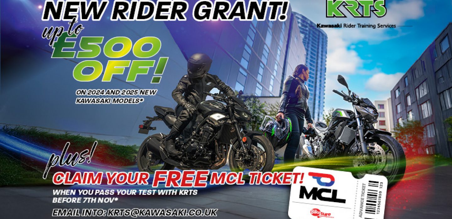 Kawasaki Launch ‘New Rider Reward’ Across A Range Of Machines!