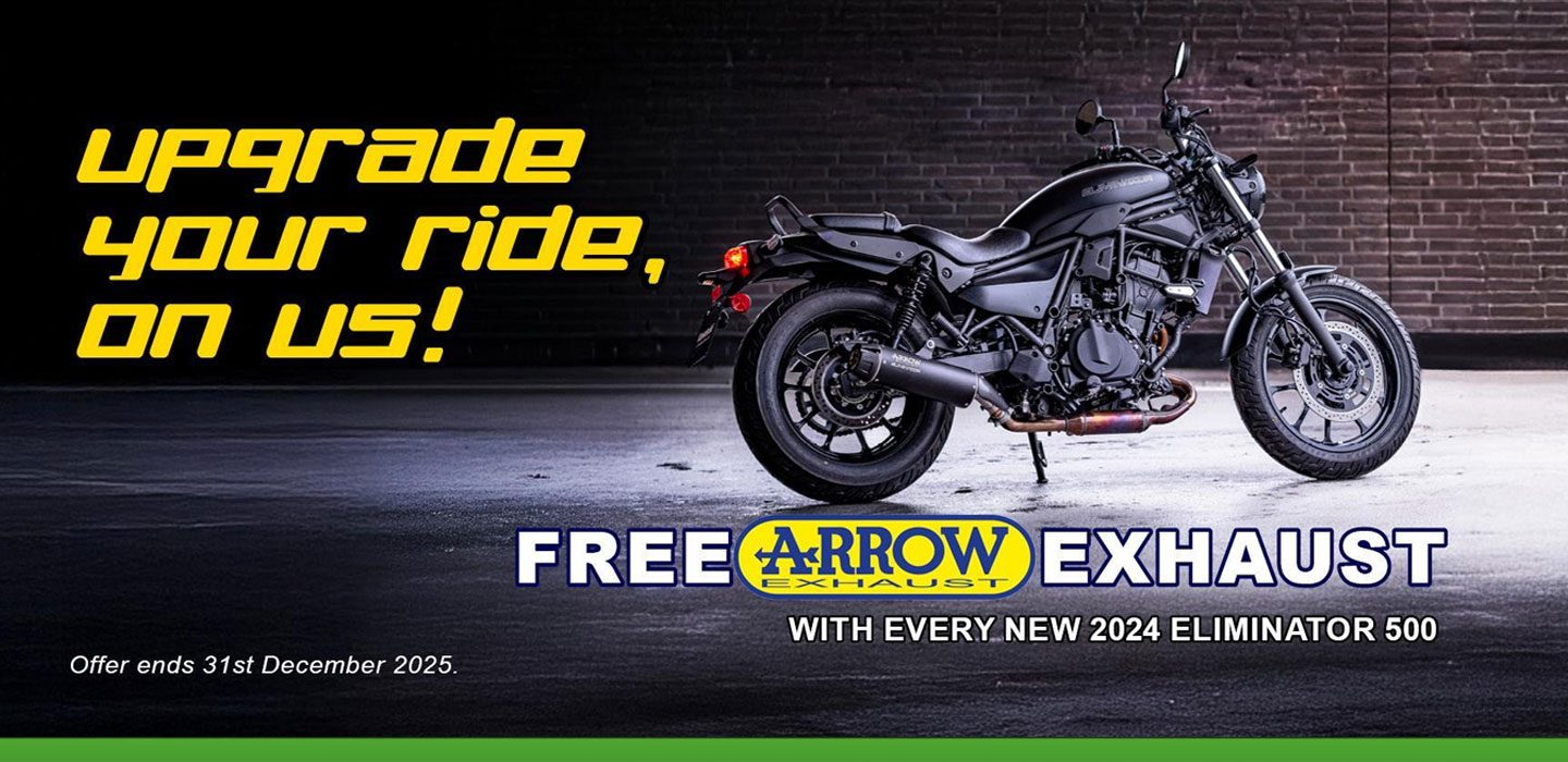 Cruise away with a free Arrow exhaust!
