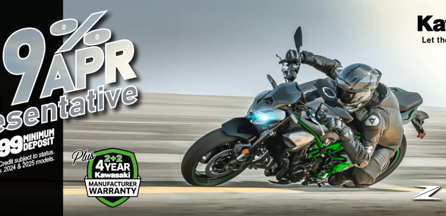 Ride away on your dream Kawasaki this New Year